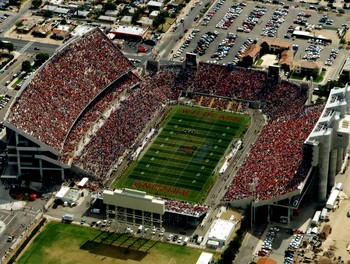 Arizona Wildcats at Arizona Stadium Aerial Poster