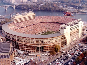 Tennessee Volunteers at Neyland Stadium Aerial Poster