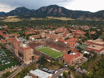 Folsom Field Aerial Poster