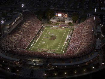 Sam Boyd Stadium Aerial Poster