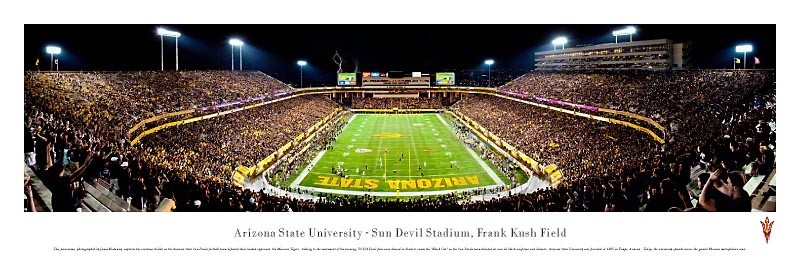 Arizona State Sun Devils vs. Missour Tigers Panoramic Poster