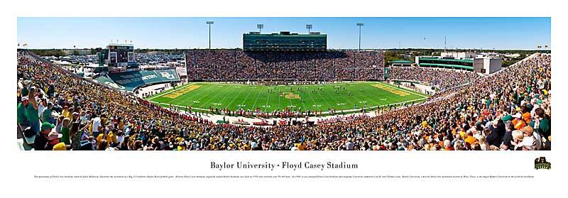 Baylor Bears At Floyd Casey Stadium Panorama