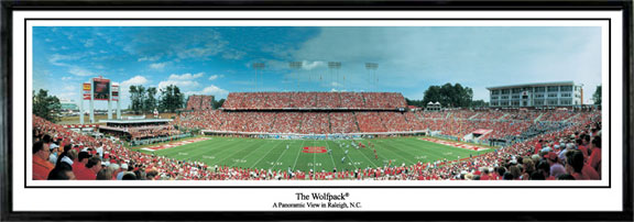 "The Wolfpack" Carter Finley Stadium Panoramic Poste