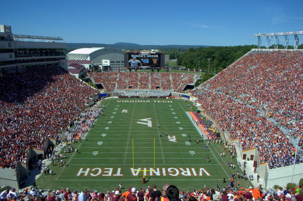 Lane Stadium Facts, figures, pictures and more of the Virginia Tech