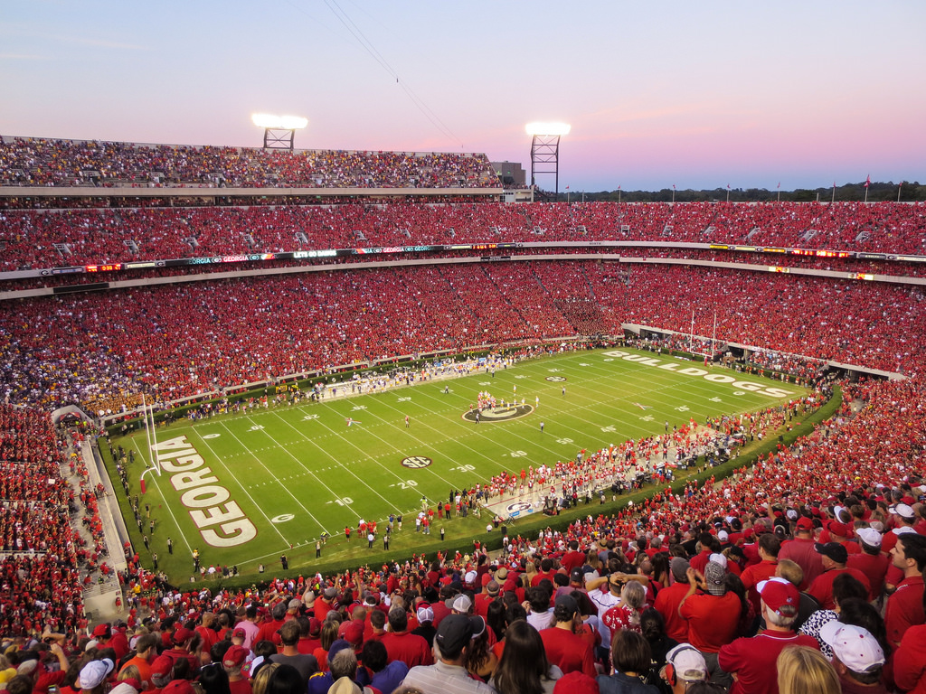 Uga Seating Chart Sanford Stadium Elcho Table